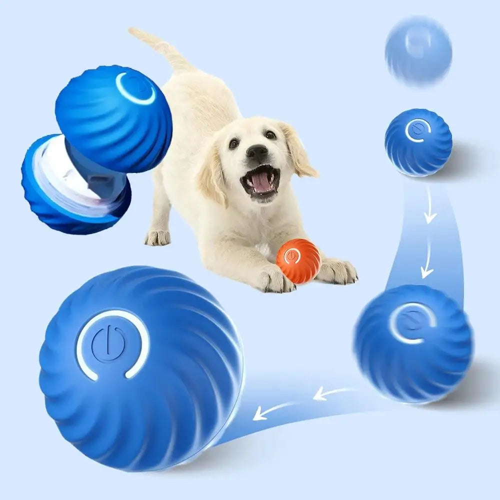 Interactive Self-Rolling Dog & Cat Ball Toy