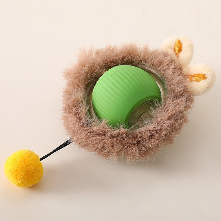 Interactive Rolling Ball with Tail for Dogs