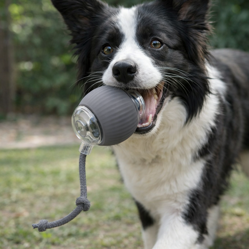 Interactive Rolling Ball with Tail for Dogs