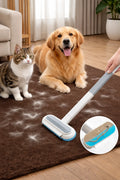 Remove stubborn pet hair with ease. Reusable pet hair remover for sofas, carpets and car seats. No batteries needed.