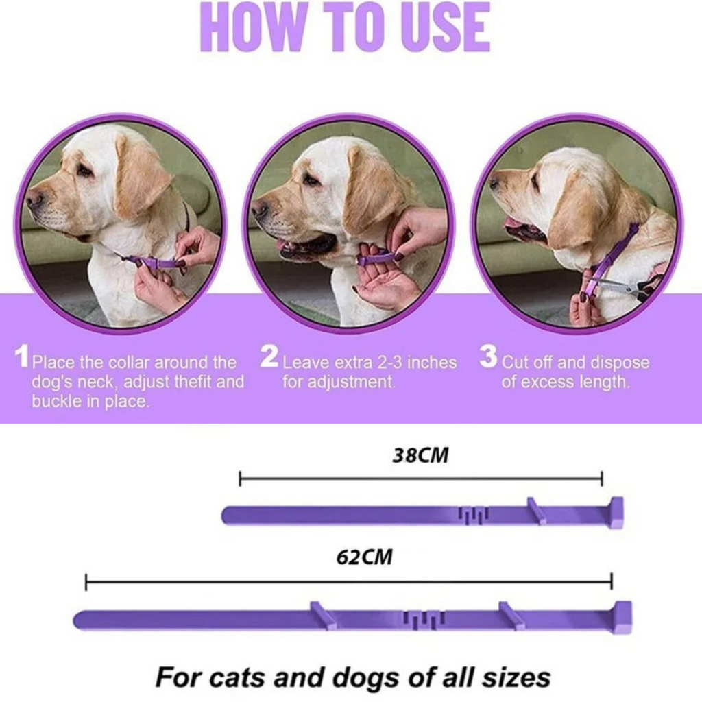 Natural Calming Collar for Dogs & Cats