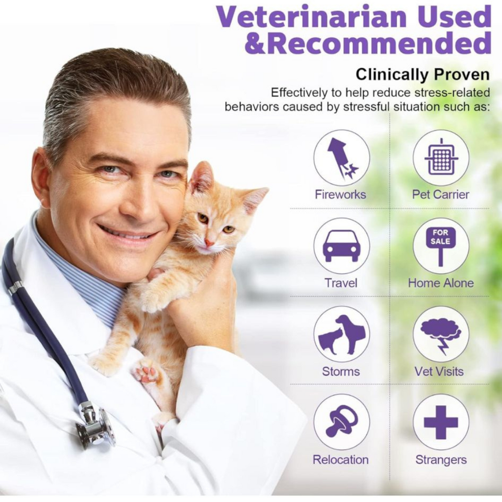 Natural Calming Collar for Dogs & Cats