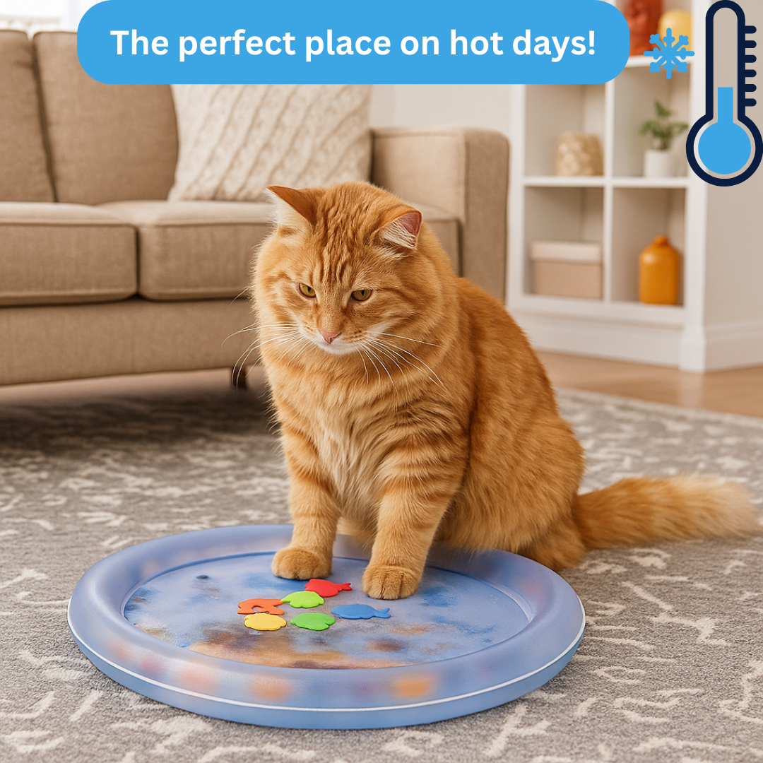 Interactive Cooling Water Bed for Cats 2.0