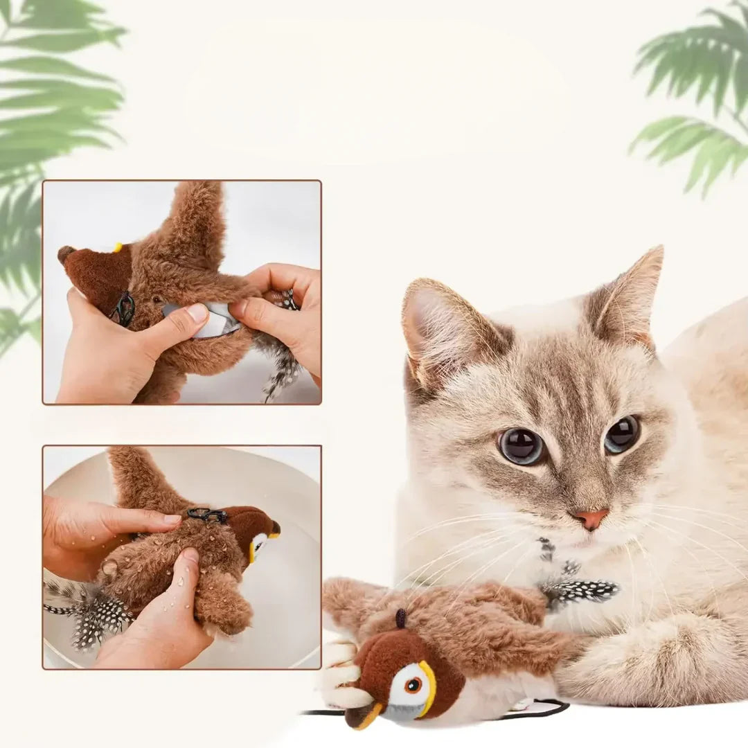 Interactive Flapping Bird Toy for Cats & Dogs