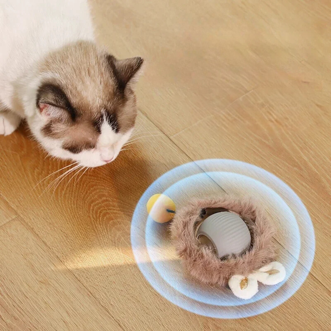 Interactive Cat Ball with Moving Tail Toy